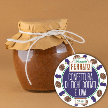 Confettura di fichi dottati e uva